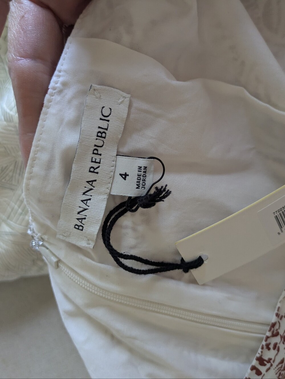 Banana Republic Cotton Silk Skirt Top Set NWT - Picture 13 of 13